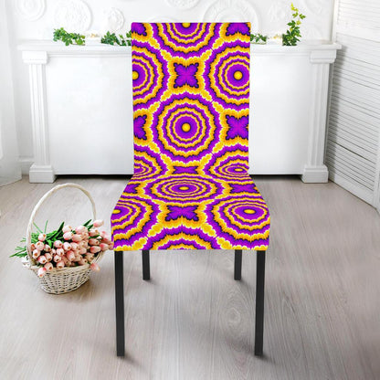 Optical illusion Expansion Dining Chair Slipcover-JTAMIGO.COM
