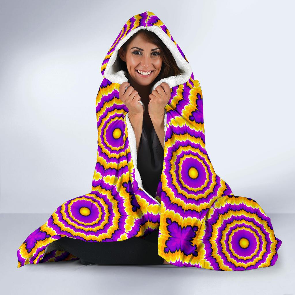 Optical illusion Expansion Hooded Blanket-JTAMIGO.COM