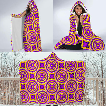 Optical illusion Expansion Hooded Blanket-JTAMIGO.COM
