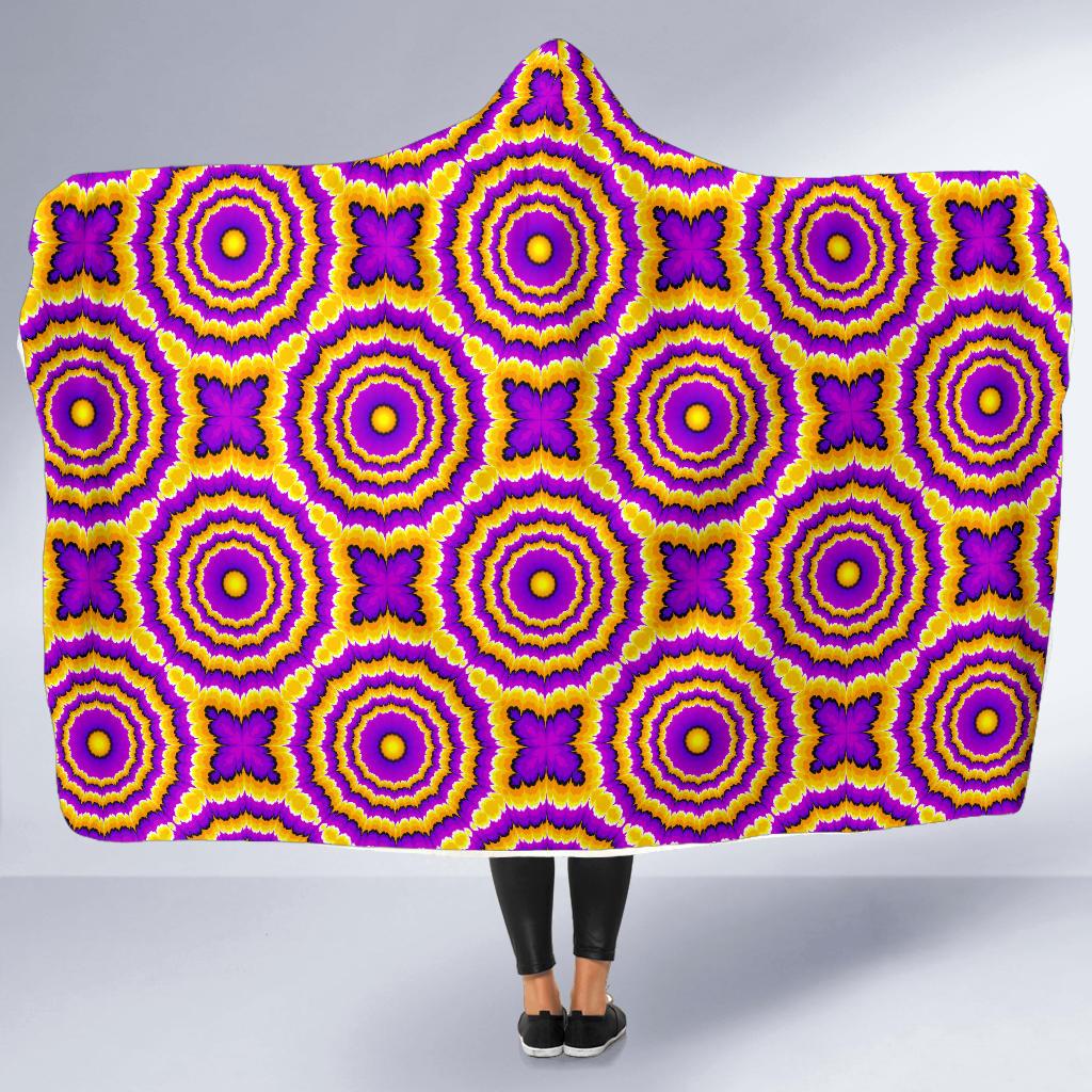 Optical illusion Expansion Hooded Blanket-JTAMIGO.COM