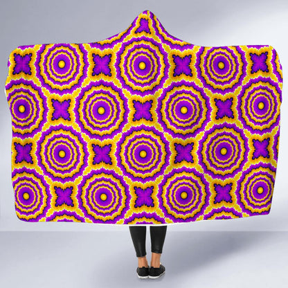 Optical illusion Expansion Hooded Blanket-JTAMIGO.COM