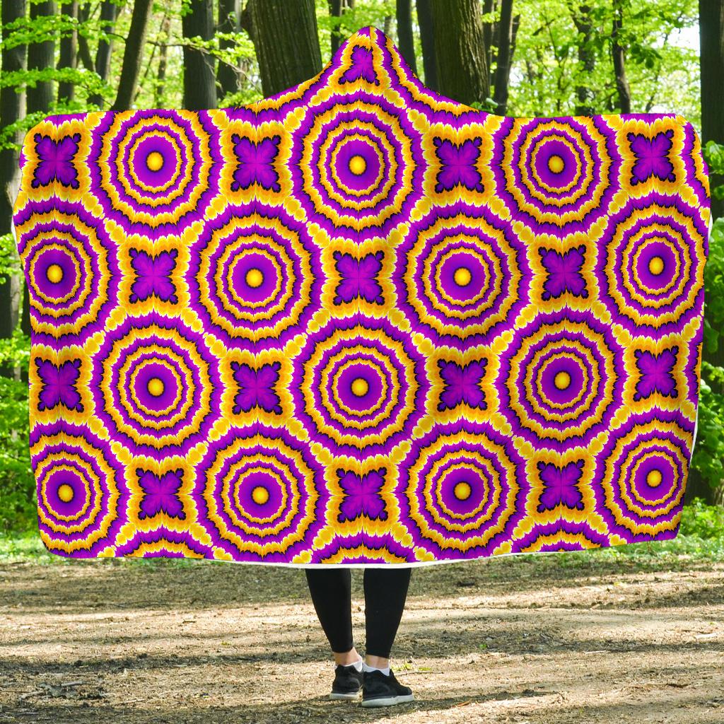 Optical illusion Expansion Hooded Blanket-JTAMIGO.COM