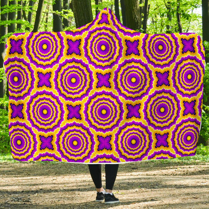 Optical illusion Expansion Hooded Blanket-JTAMIGO.COM