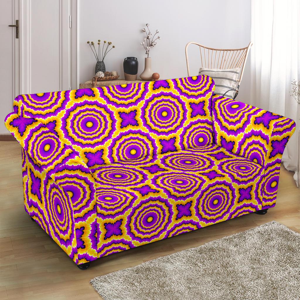 Optical illusion Expansion Loveseat Slipcover-JTAMIGO.COM