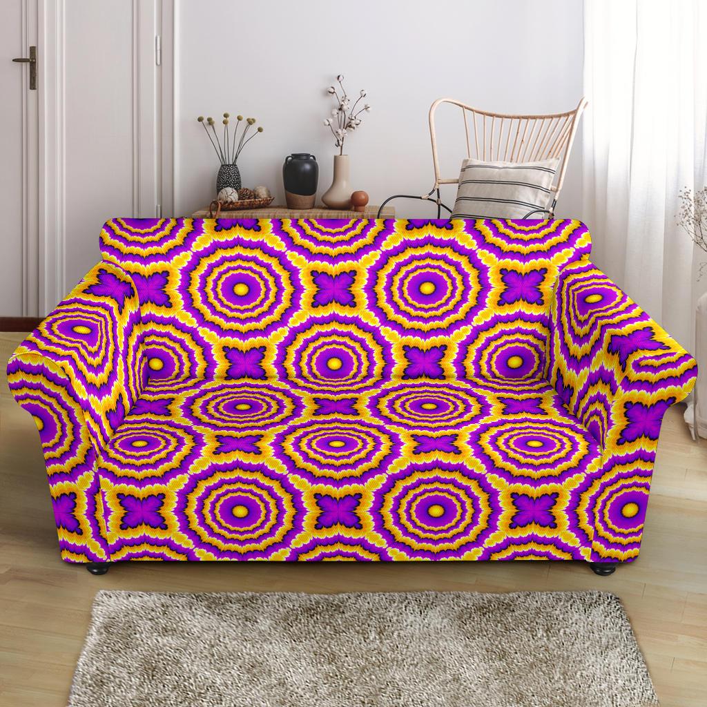 Optical illusion Expansion Loveseat Slipcover-JTAMIGO.COM