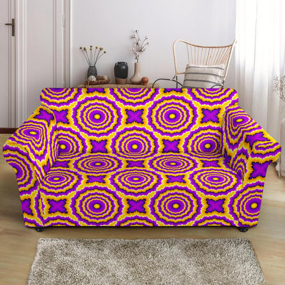 Optical illusion Expansion Loveseat Slipcover-JTAMIGO.COM