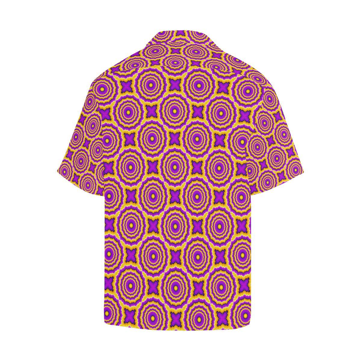 Optical illusion Expansion Men Aloha Hawaiian Shirt