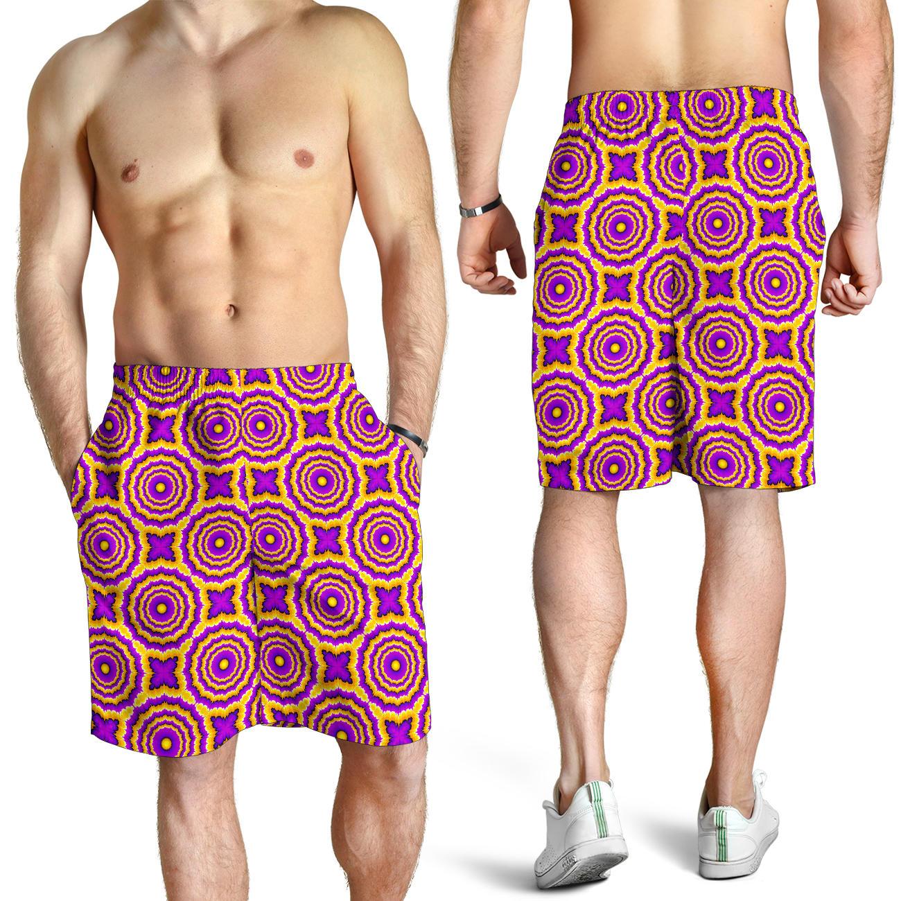 Optical illusion Expansion Mens Shorts-JTAMIGO.COM