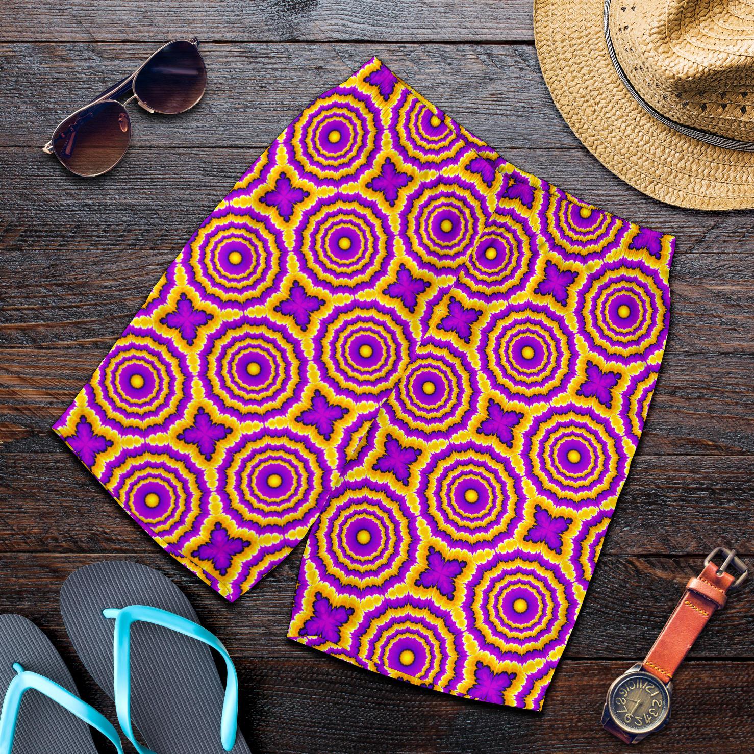 Optical illusion Expansion Mens Shorts-JTAMIGO.COM