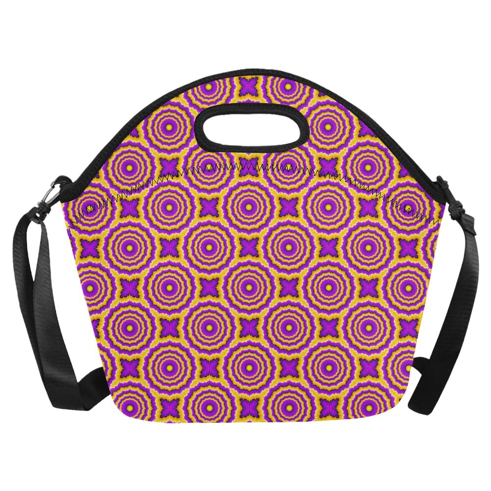 Optical illusion Expansion Neoprene Lunch Bag (Model 1669)(Large)-JTAMIGO.COM