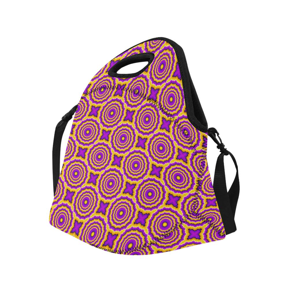 Optical illusion Expansion Neoprene Lunch Bag (Model 1669)(Large)-JTAMIGO.COM