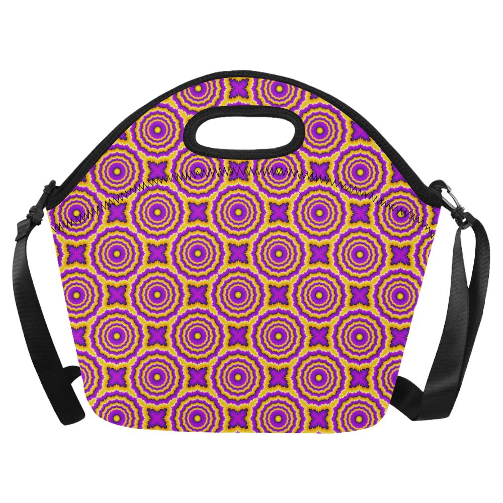 Optical illusion Expansion Neoprene Lunch Bag (Model 1669)(Large)-JTAMIGO.COM