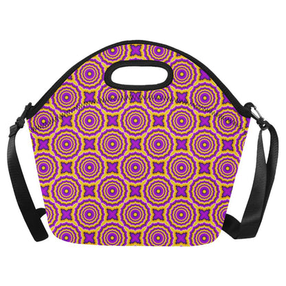 Optical illusion Expansion Neoprene Lunch Bag (Model 1669)(Large)-JTAMIGO.COM
