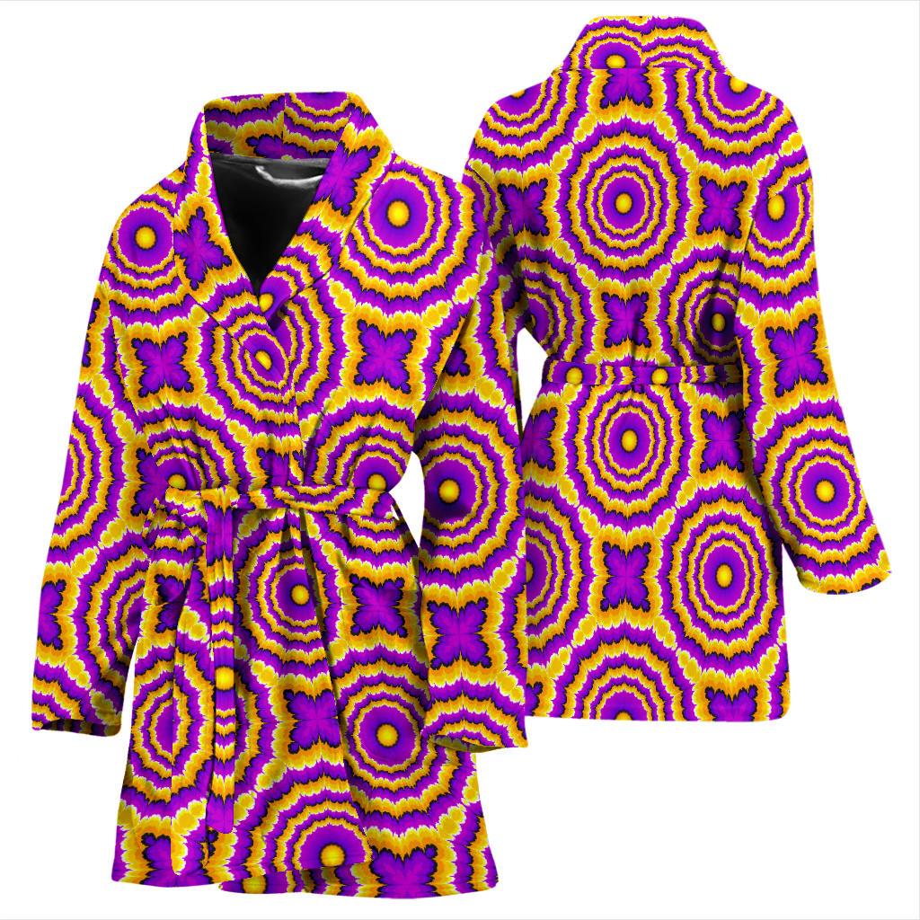 Optical illusion Expansion Women Bath Robe-JTAMIGO.COM