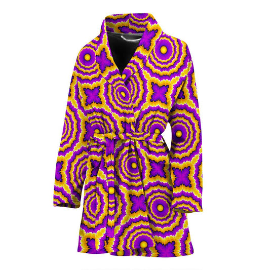 Optical illusion Expansion Women Bath Robe-JTAMIGO.COM