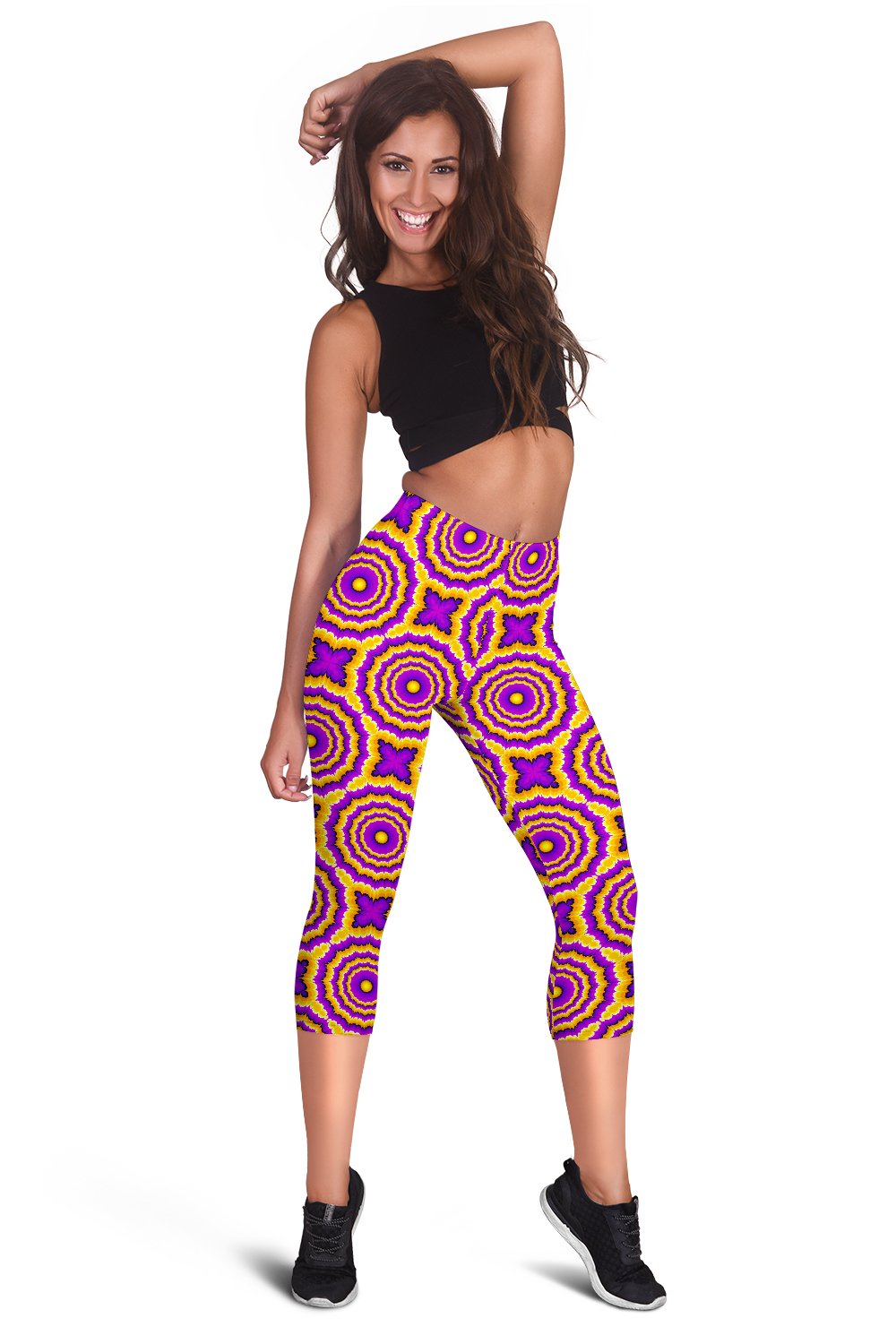 Optical illusion Expansion Women Capris