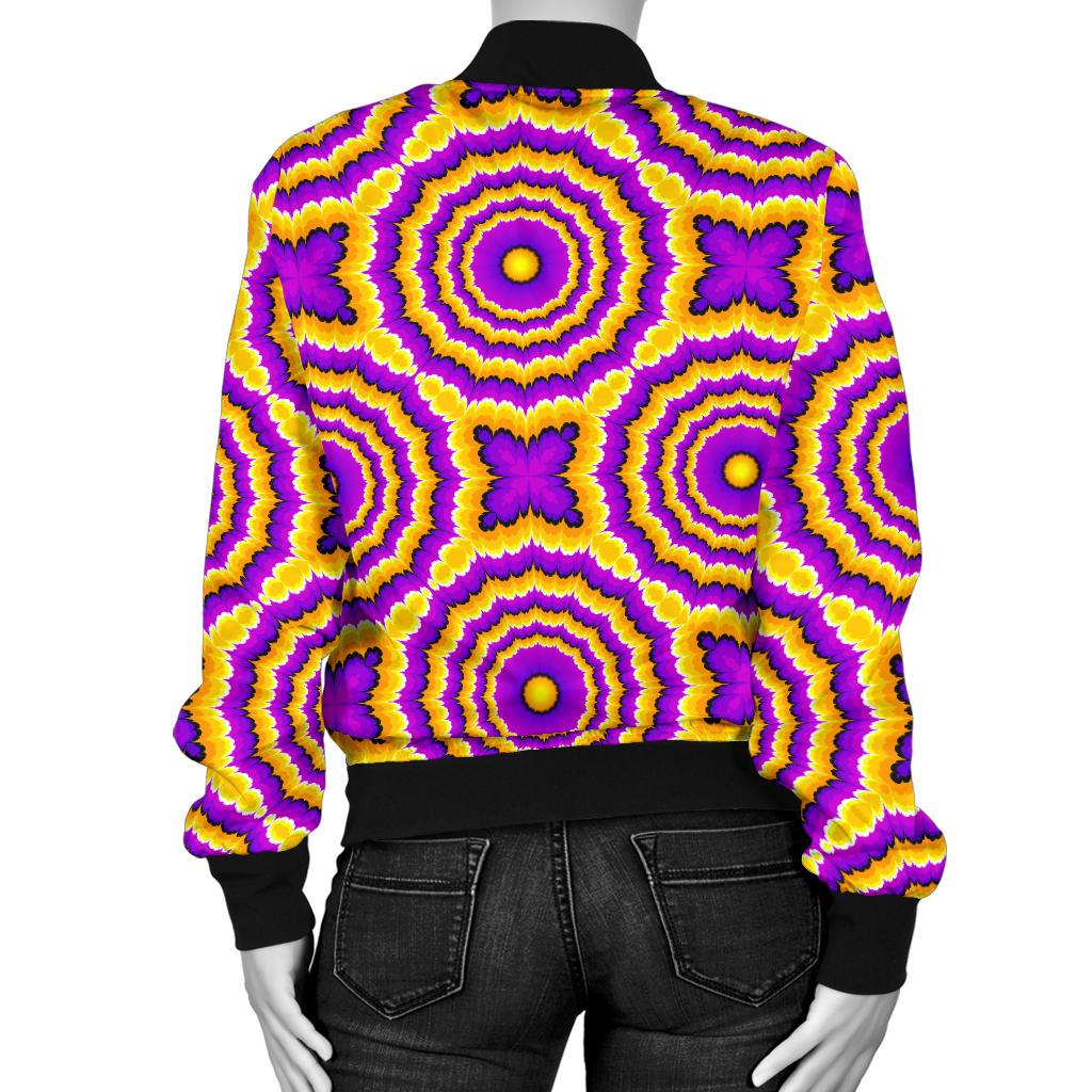 Optical illusion Expansion Women Casual Bomber Jacket