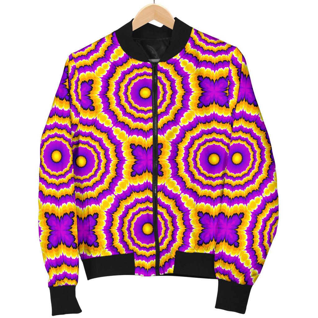 Optical illusion Expansion Women Casual Bomber Jacket