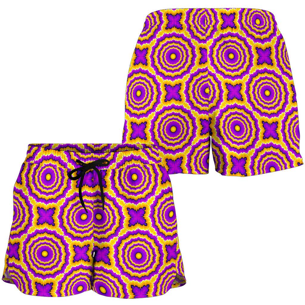 Optical illusion Expansion Women Shorts-JTAMIGO.COM