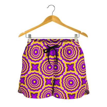 Optical illusion Expansion Women Shorts-JTAMIGO.COM