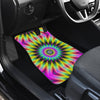 Optical illusion Flower Rainbow Style Car Floor Mats