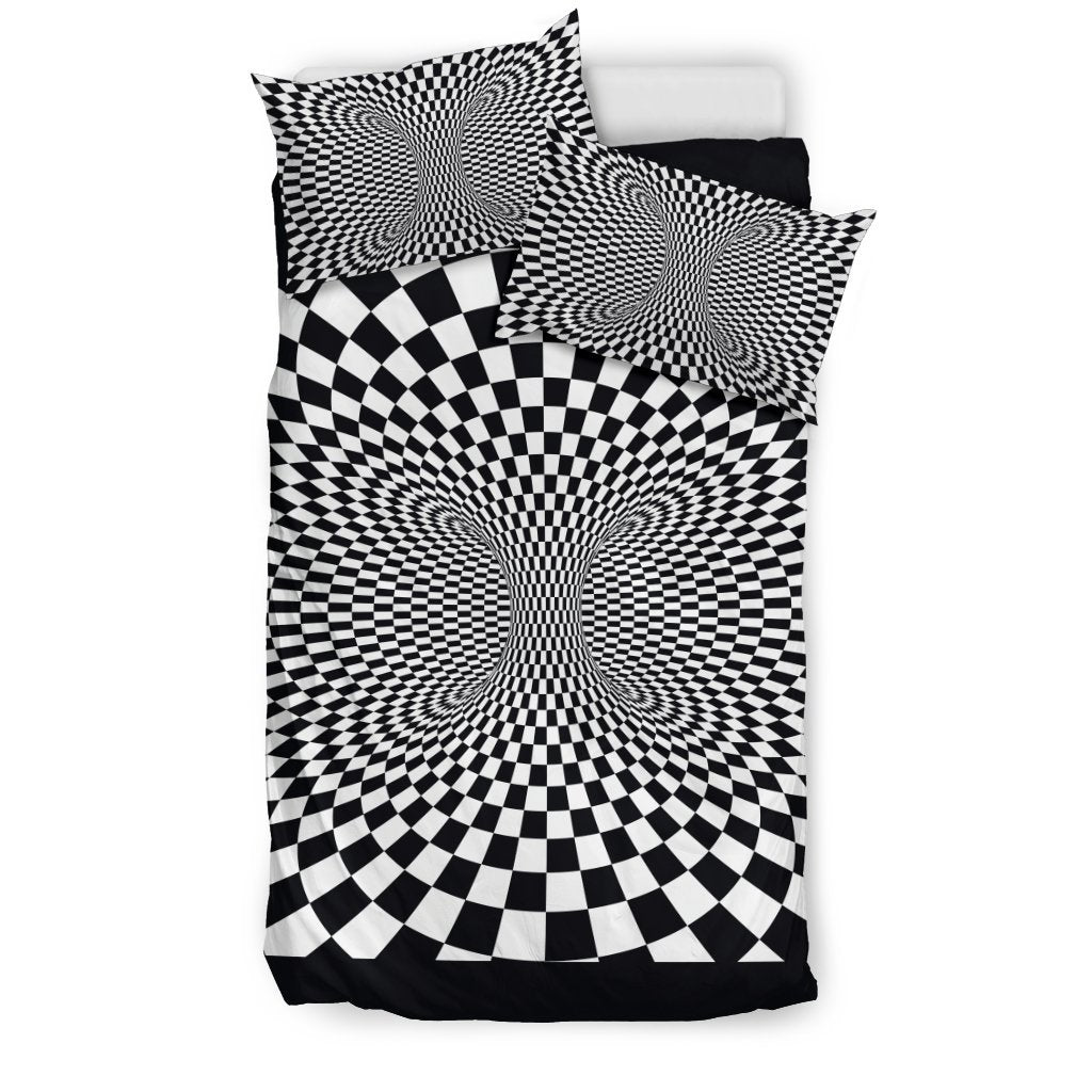 Optical illusion Projection Torus Duvet Cover Bedding Set