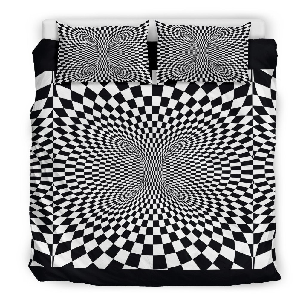 Optical illusion Projection Torus Duvet Cover Bedding Set