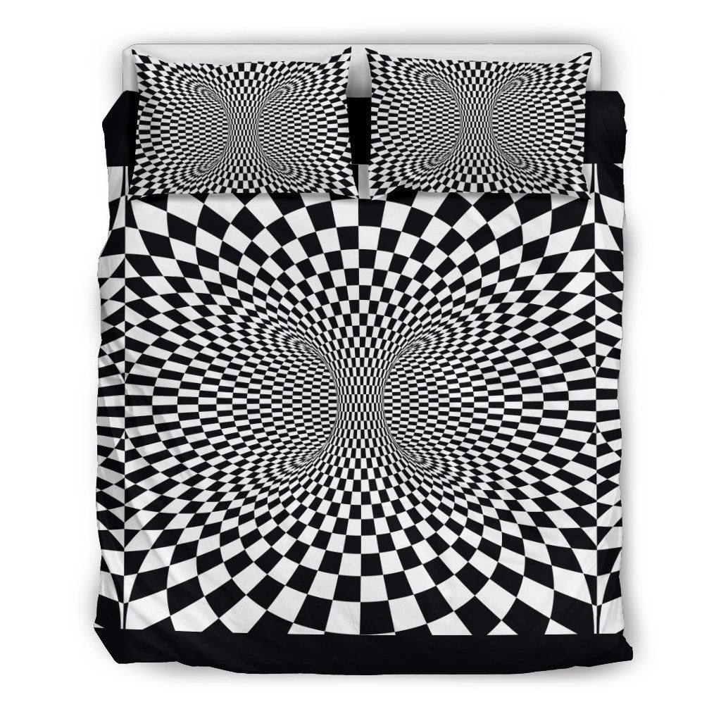 Optical illusion Projection Torus Duvet Cover Bedding Set