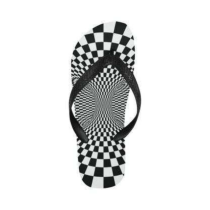 Optical illusion Projection Torus Flip Flops-JTAMIGO.COM