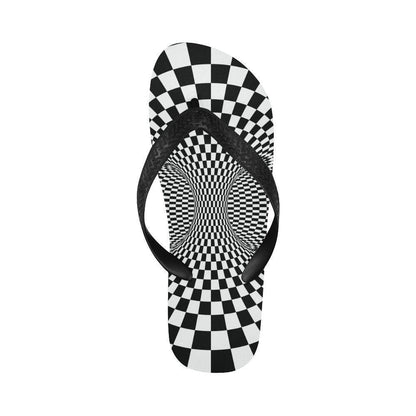 Optical illusion Projection Torus Flip Flops-JTAMIGO.COM