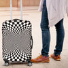 Optical Illusion Projection Torus Luggage Cover Protector