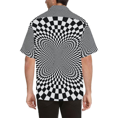 Optical illusion Projection Torus Men Aloha Hawaiian Shirt