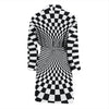 Optical illusion Projection Torus Men Bath Robe-JTAMIGO.COM