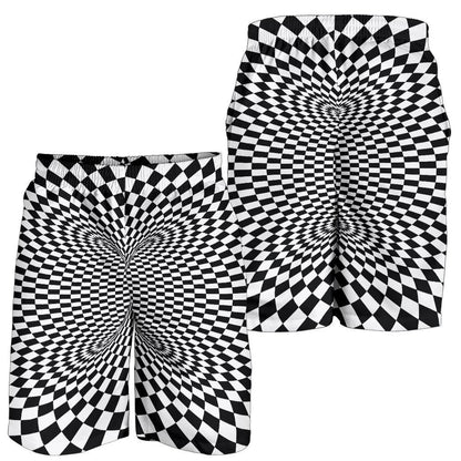 Optical illusion Projection Torus Mens Shorts-JTAMIGO.COM