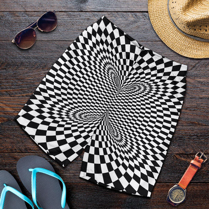Optical illusion Projection Torus Mens Shorts-JTAMIGO.COM