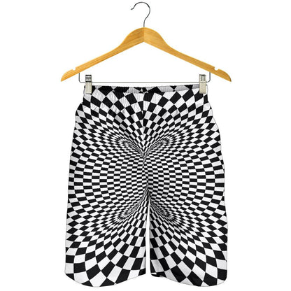Optical illusion Projection Torus Mens Shorts-JTAMIGO.COM
