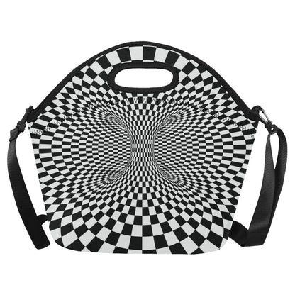 Optical illusion Projection Torus Neoprene Lunch Bag (Model 1669)(Large)-JTAMIGO.COM