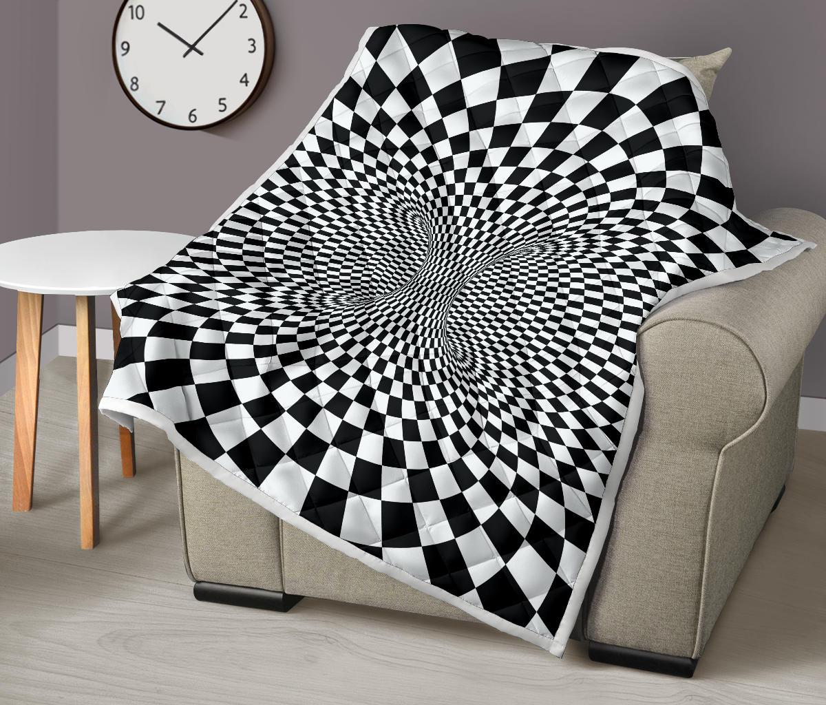 Optical illusion Projection Torus Premium Quilt-JTAMIGO.COM