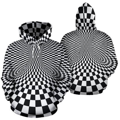 Optical illusion Projection Torus Pullover Hoodie