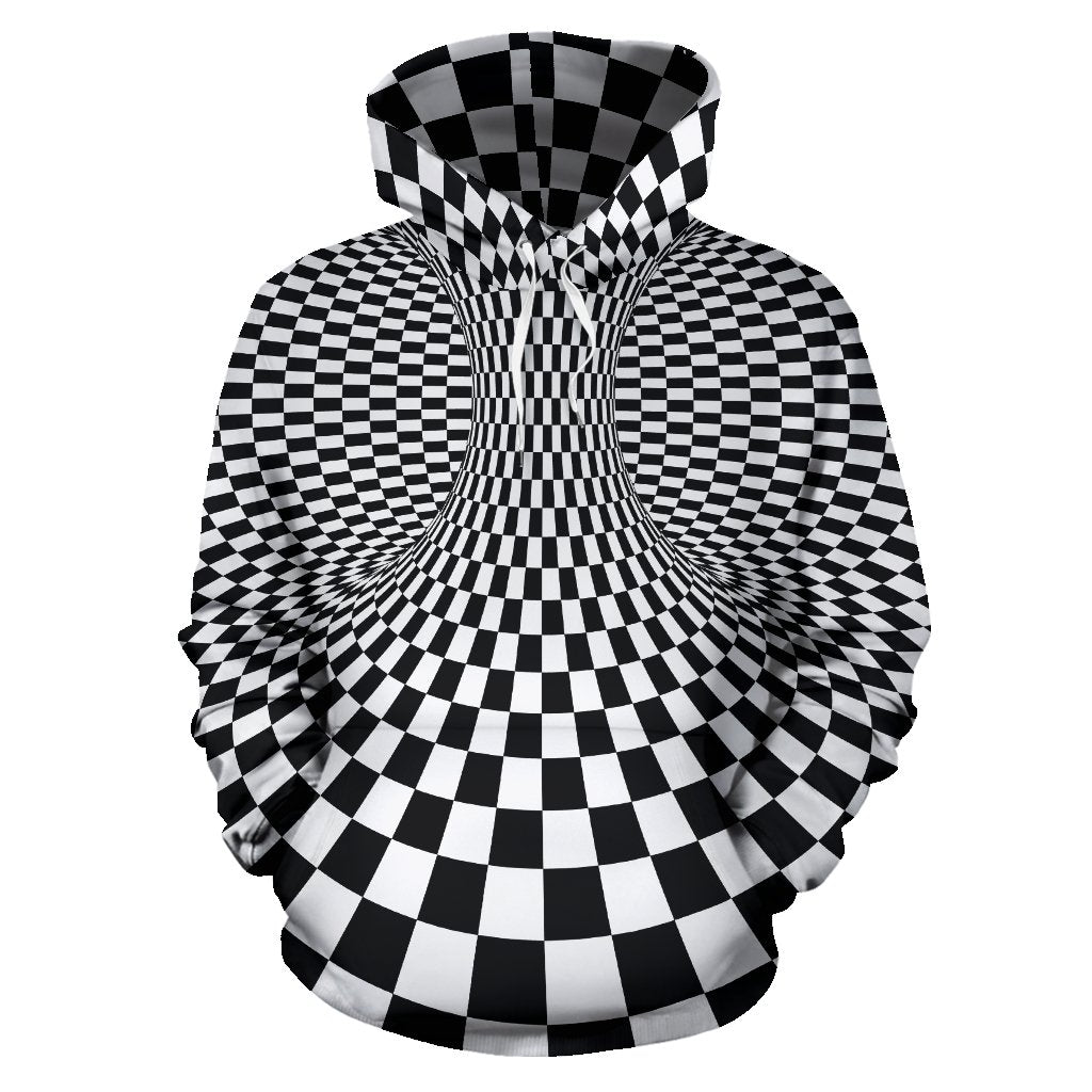 Optical illusion Projection Torus Pullover Hoodie