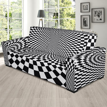 Optical illusion Projection Torus Sofa Slipcover-JTAMIGO.COM