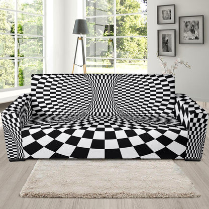 Optical illusion Projection Torus Sofa Slipcover-JTAMIGO.COM