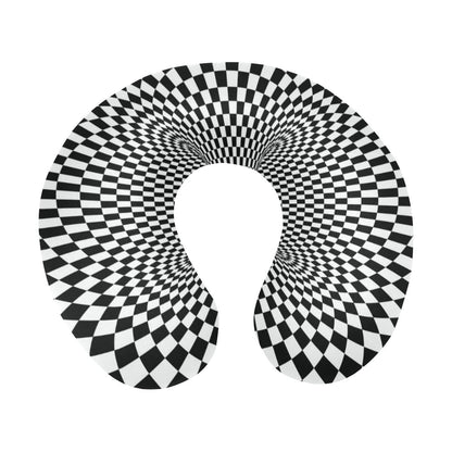 Optical illusion Projection Torus U-Shaped Travel Neck Pillow-JTAMIGO.COM