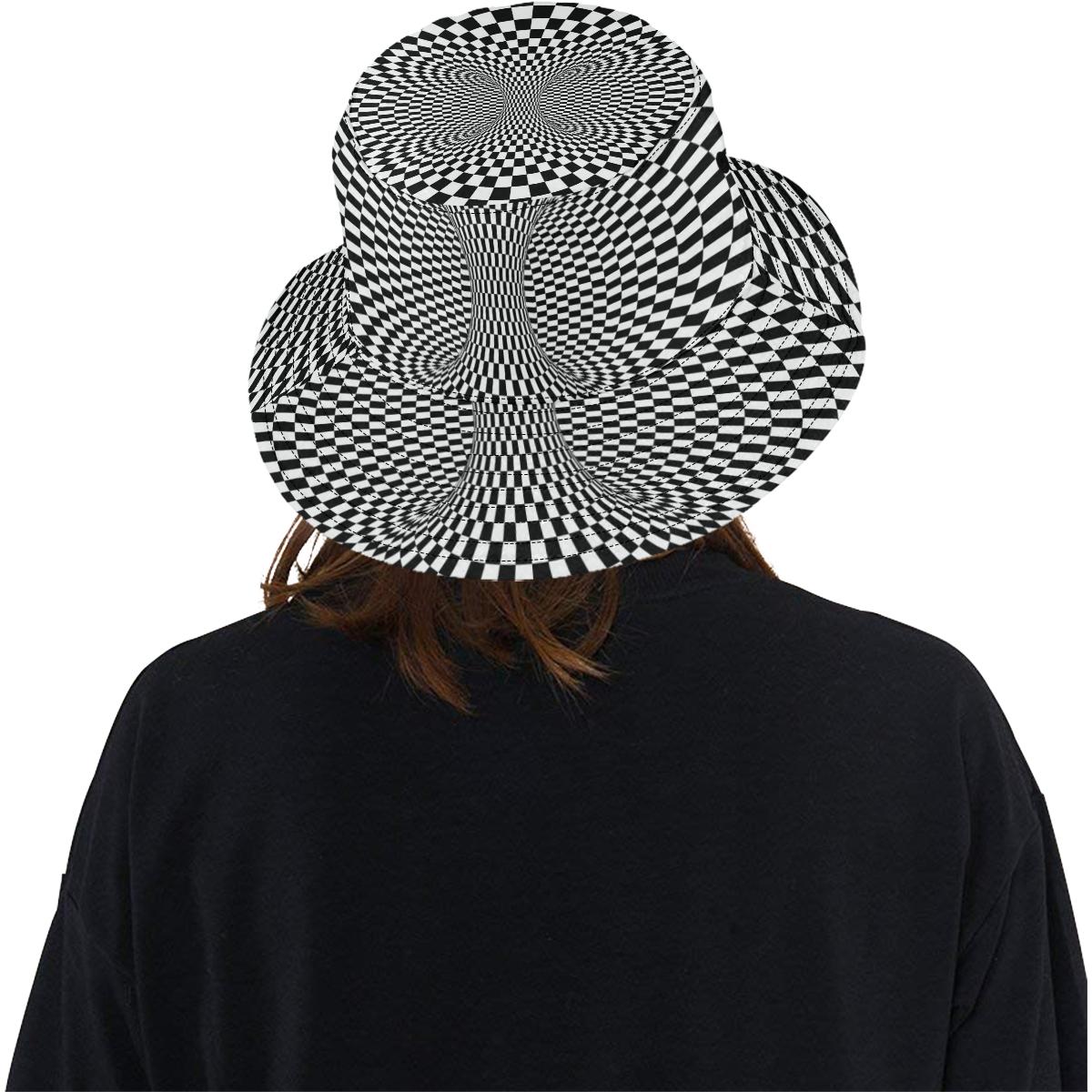Optical illusion Projection Torus Unisex Bucket Hat