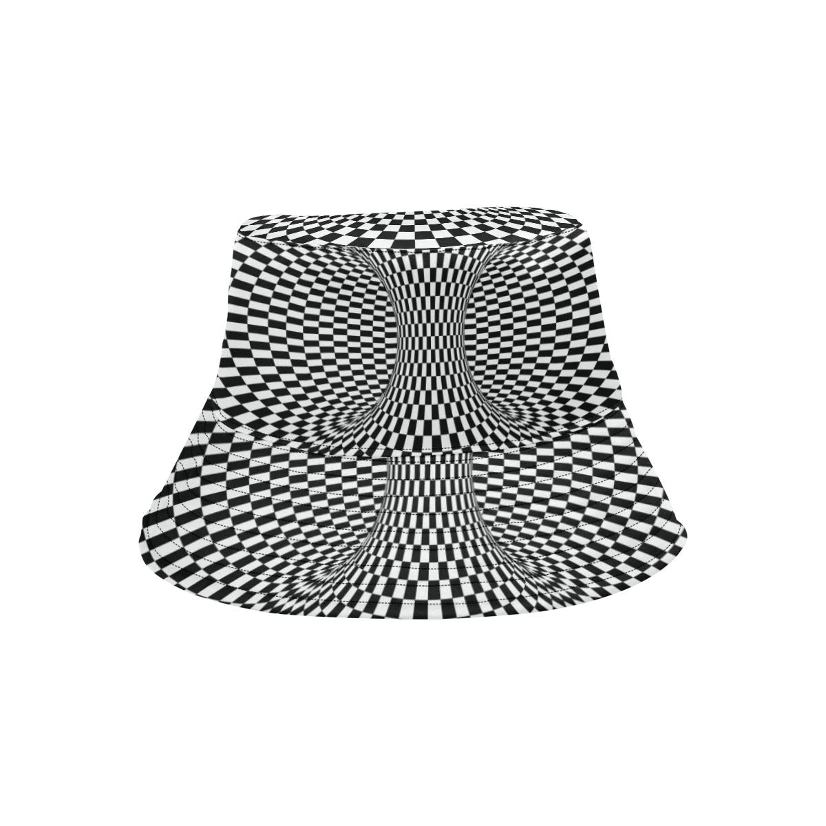 Optical illusion Projection Torus Unisex Bucket Hat