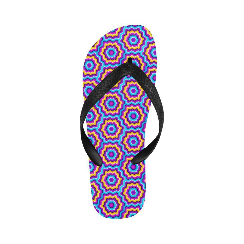Optical illusion Techno Movement Flip Flops-JTAMIGO.COM