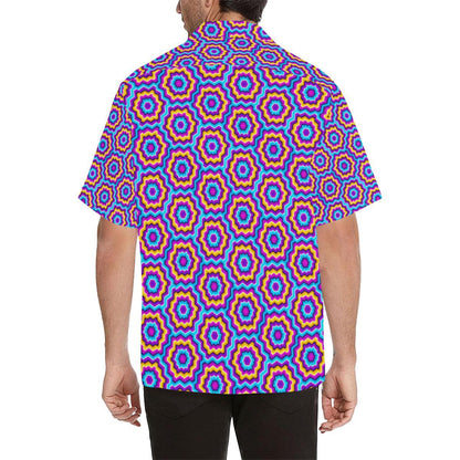 Optical illusion Techno Movement Men Aloha Hawaiian Shirt
