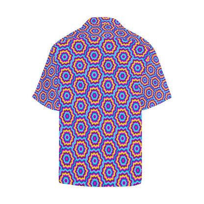 Optical illusion Techno Movement Men Aloha Hawaiian Shirt