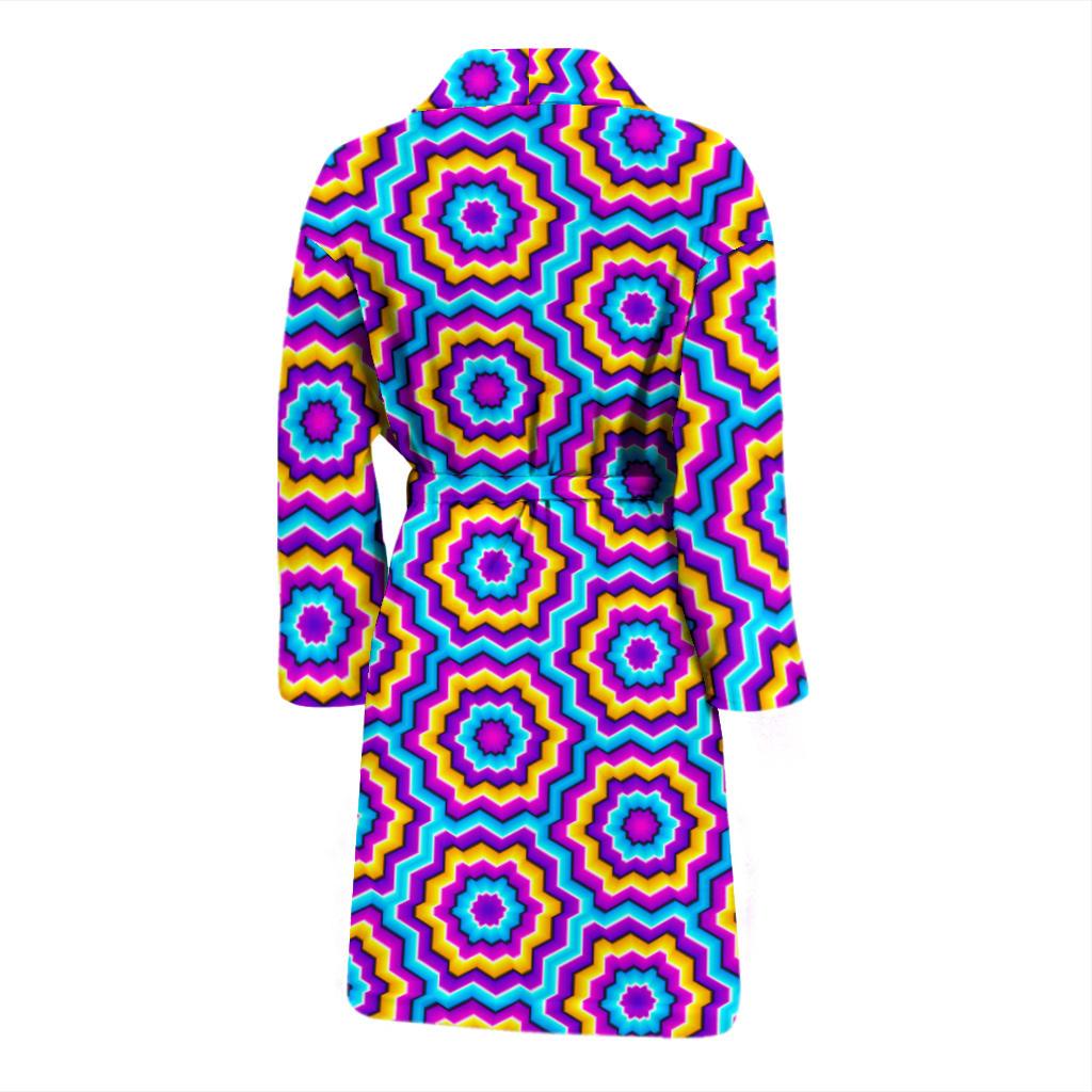 Optical illusion Techno Movement Men Bath Robe-JTAMIGO.COM