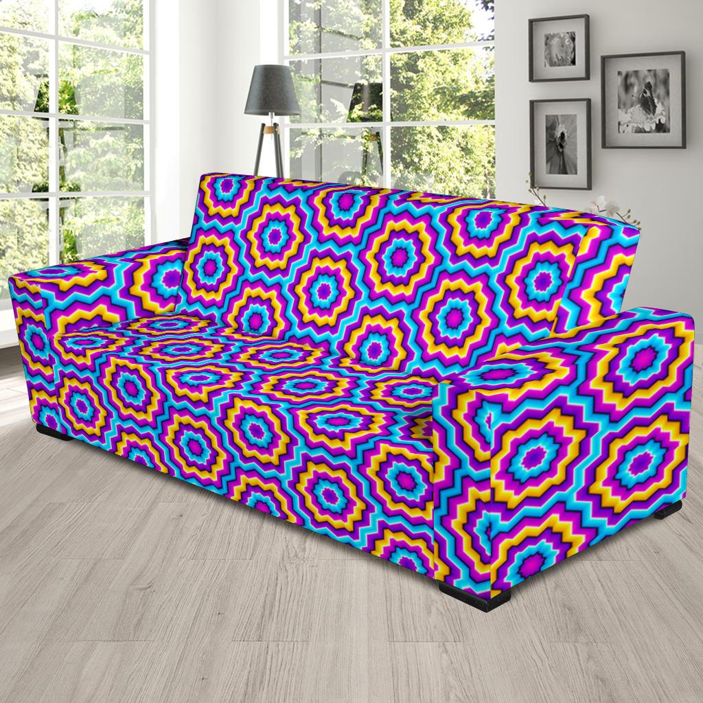 Optical illusion Techno Movement Sofa Slipcover-JTAMIGO.COM